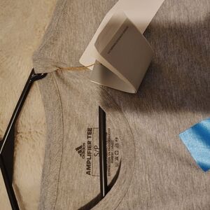 Adidas Amplifier Tee in Gray and Blue
